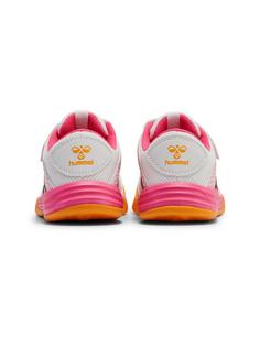 Rückansicht von hummel MULTIPLAY STABLE VC JR Hallenschuhe Kinder FANDANGO PINK
