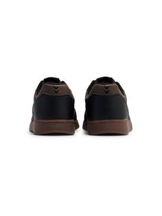Rückansicht von hummel HANDBALL PERFEKT SP Sneaker Damen ANTHRACITE/JAVA