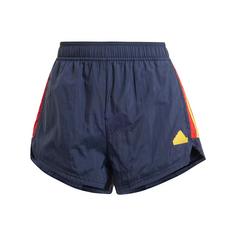 adidas Tiro Cut 3-Streifen Summer Shorts Funktionsshorts Damen Legend Ink / Better Scarlet / Bold Gold