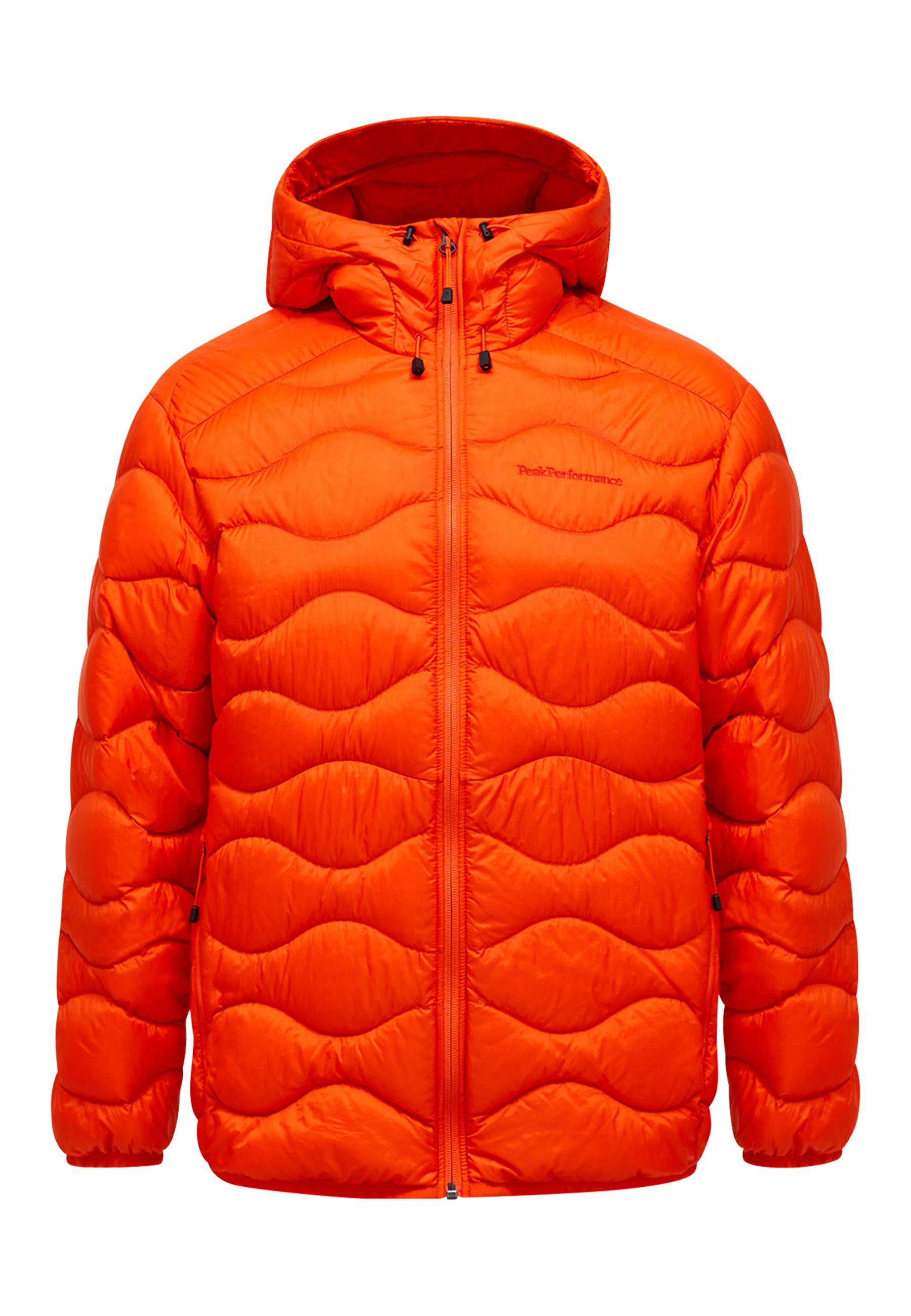 Peak Performance M Helium Down Hood Jacket Steppjacke Herren - orangerot