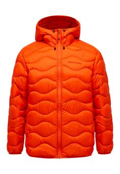 Peak Performance M Helium Down Hood Jacket Steppjacke Herren orangerot