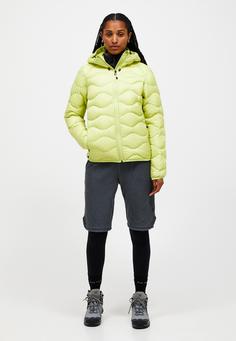 Rückansicht von Peak Performance W Helium Down Hood Jacket Steppjacke Damen grün