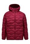 Peak Performance M Helium Down Hood Jacket Steppjacke Herren - weinrot