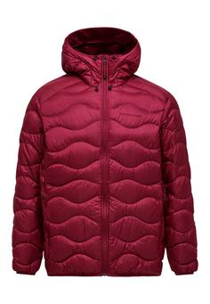 Peak Performance M Helium Down Hood Jacket Steppjacke Herren WEINROT