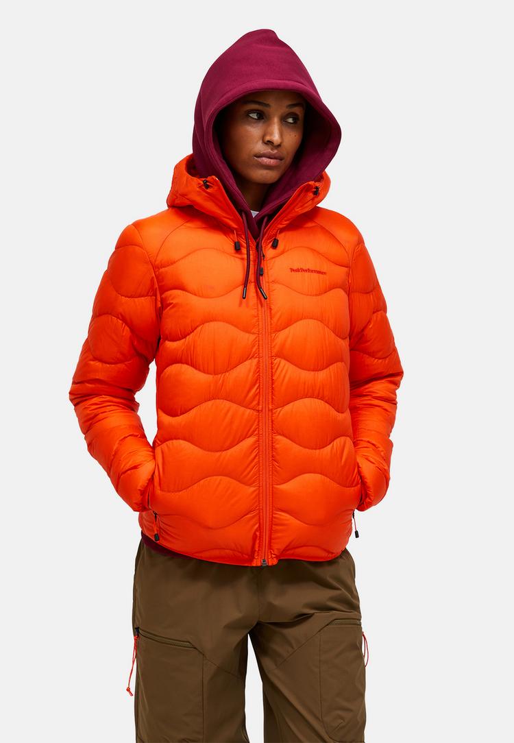 Peak Performance Peak Performance W Helium Down Hood Jacket Steppjacke Damen - orangerot - 1 | SportScheck