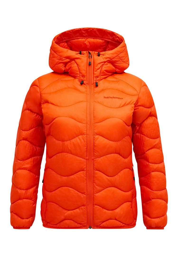Peak Performance Peak Performance W Helium Down Hood Jacket Steppjacke Damen - orangerot - 0 | SportScheck