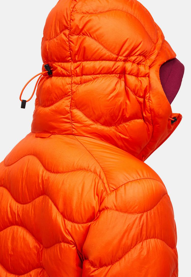 Peak Performance Peak Performance W Helium Down Hood Jacket Steppjacke Damen - orangerot - 0 | SportScheck