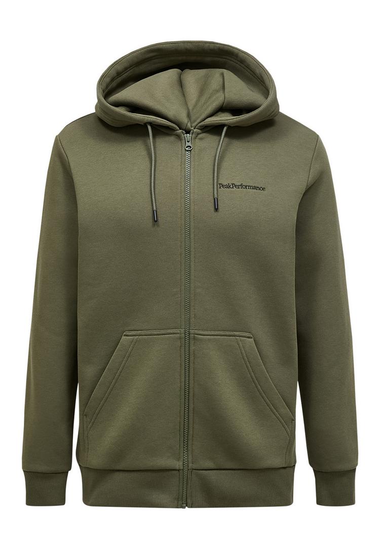Peak Performance Peak Performance M Original Small Logo Zip Hood Sweatshirt Herren - olive - 0 | SportScheck