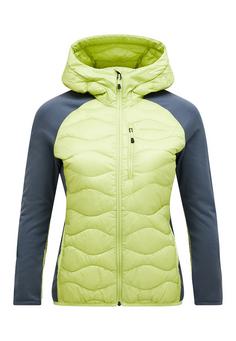 Peak Performance W Helium Down Hybrid Hood Funktionsjacke Damen grün
