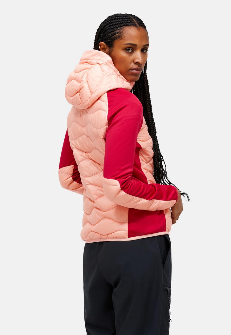 Peak Performance Peak Performance W Helium Down Hybrid Hood Funktionsjacke Damen - pfirsich - 0 | SportScheck
