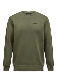 Peak Performance M Original Small Logo Crew Sweatshirt Herren OLIVE