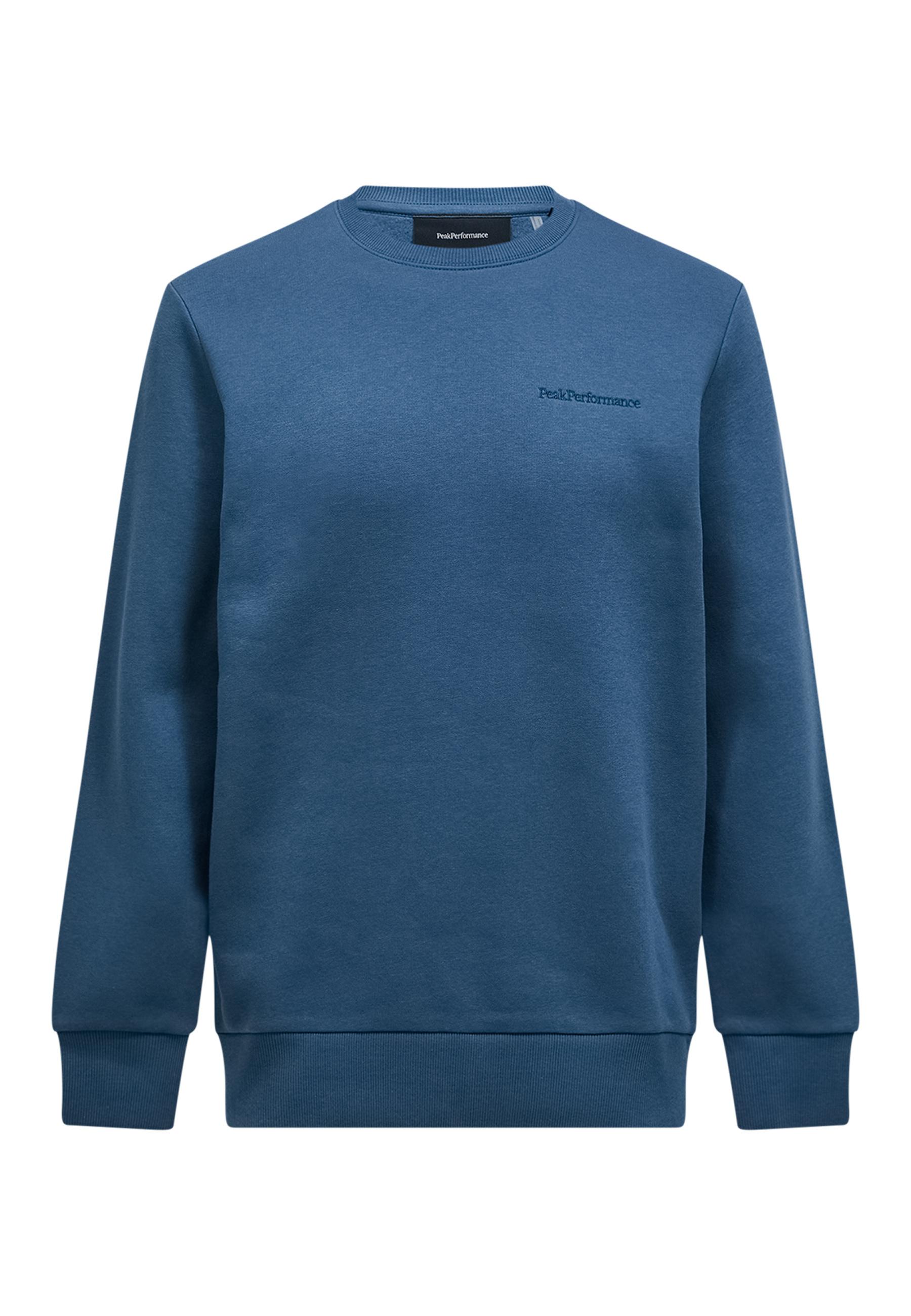 Peak Performance M Original Small Logo Crew Sweatshirt Herren - taubenblau