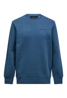 Peak Performance M Original Small Logo Crew Sweatshirt Herren TAUBENBLAU