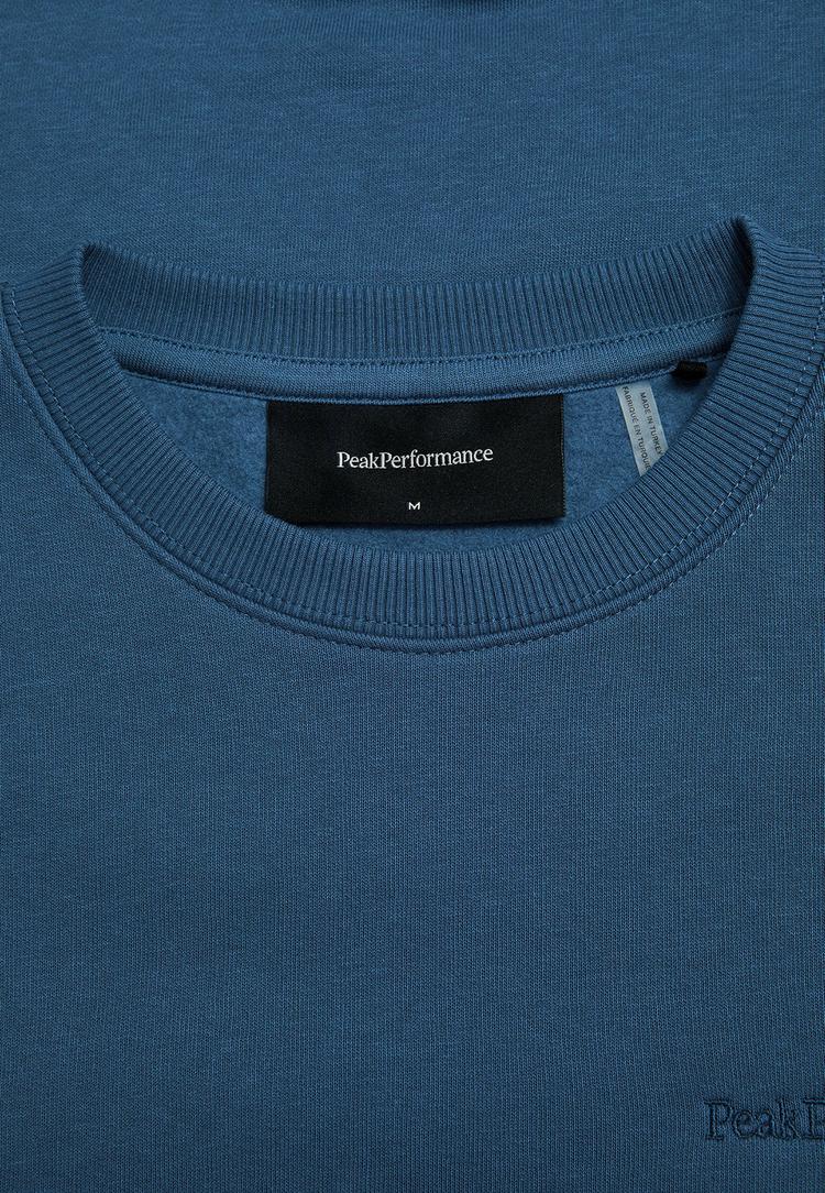 Peak Performance Peak Performance M Original Small Logo Crew Sweatshirt Herren - taubenblau - 1 | SportScheck