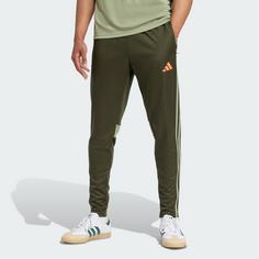 Rückansicht von adidas Tiro 25 Essentials Trainingshose Trainingshose Herren Night Cargo / Tent Green / Impact Orange