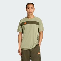 Rückansicht von adidas Tiro 25 Essentials Trikot T-Shirt Herren Tent Green / Night Cargo / Impact Orange