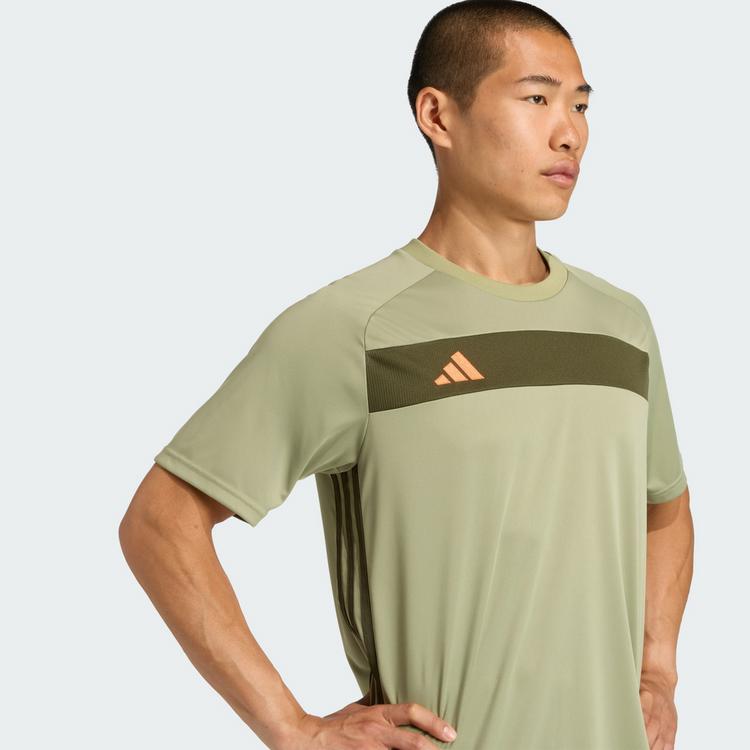 adidas adidas Tiro 25 Essentials Trikot T-Shirt Herren - Tent Green / Night Cargo / Impact Orange - 1 | SportScheck