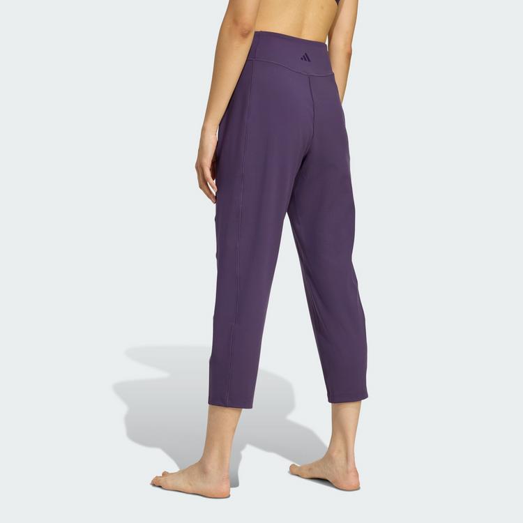 adidas adidas All Me Yoga Hose Trainingshose Damen - Aurora Plum - 1 | SportScheck