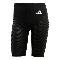 adidas Adizero Control Running kurze Leggings Lauftights Damen Black / Black