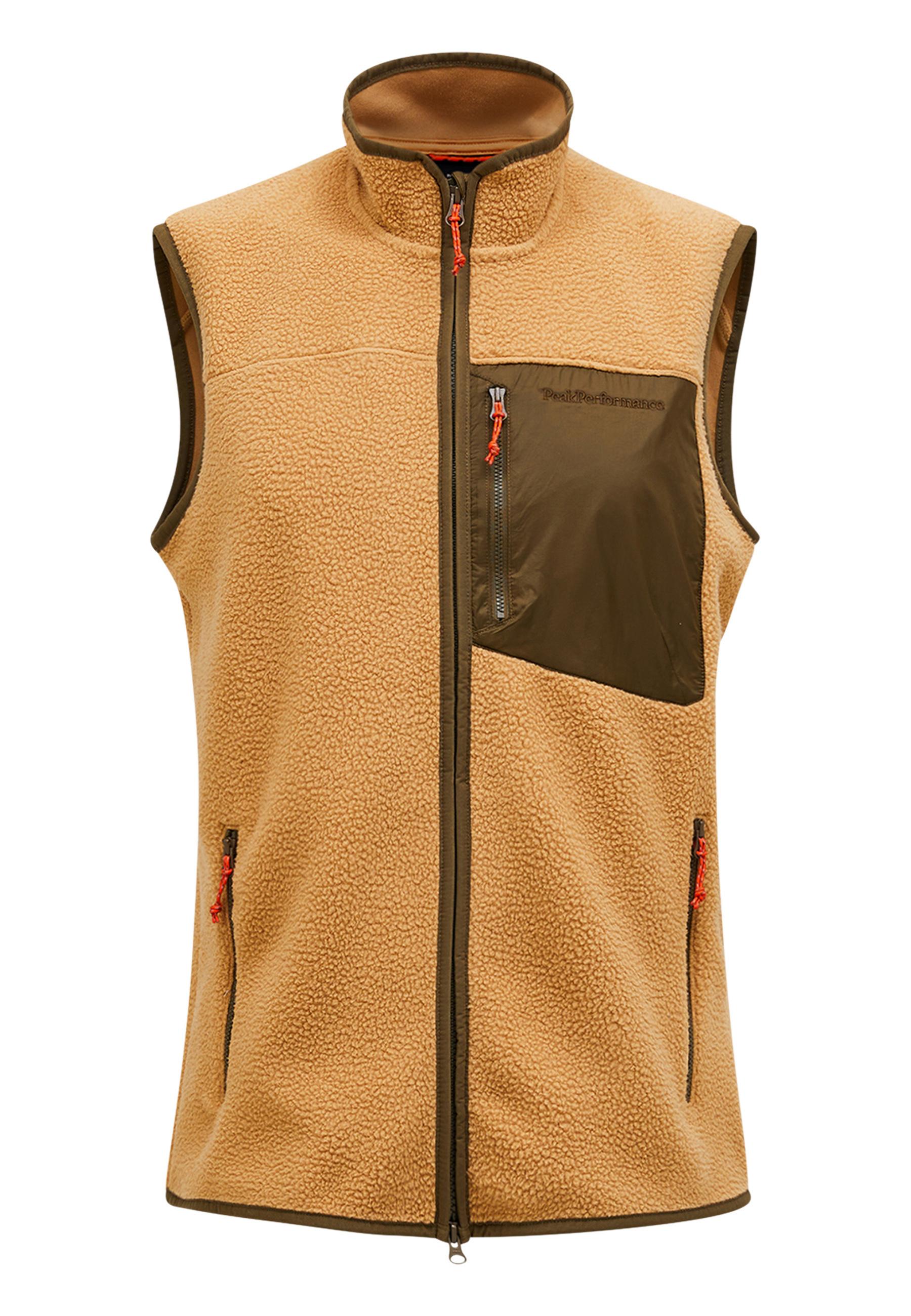 Peak Performance Fleeceweste Herren - CAMEL