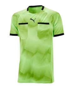 PUMA Schiedsrichter Trikot Fußballtrikot Herren gruenschwarz