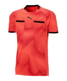 PUMA Schiedsrichter Trikot Fußballtrikot Herren rotschwarz