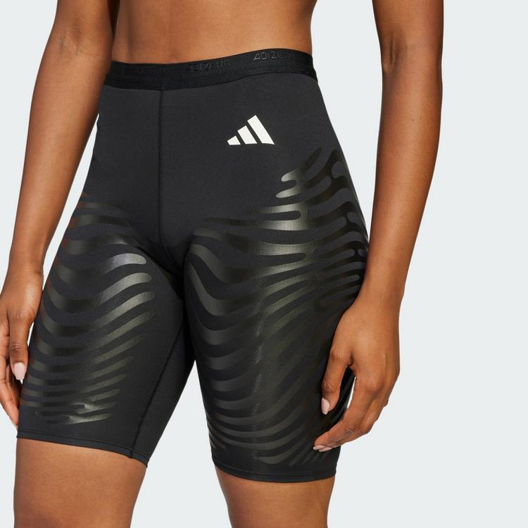 adidas adidas Adizero Control Running kurze Leggings Lauftights Damen - Black / Black - 0 | SportScheck