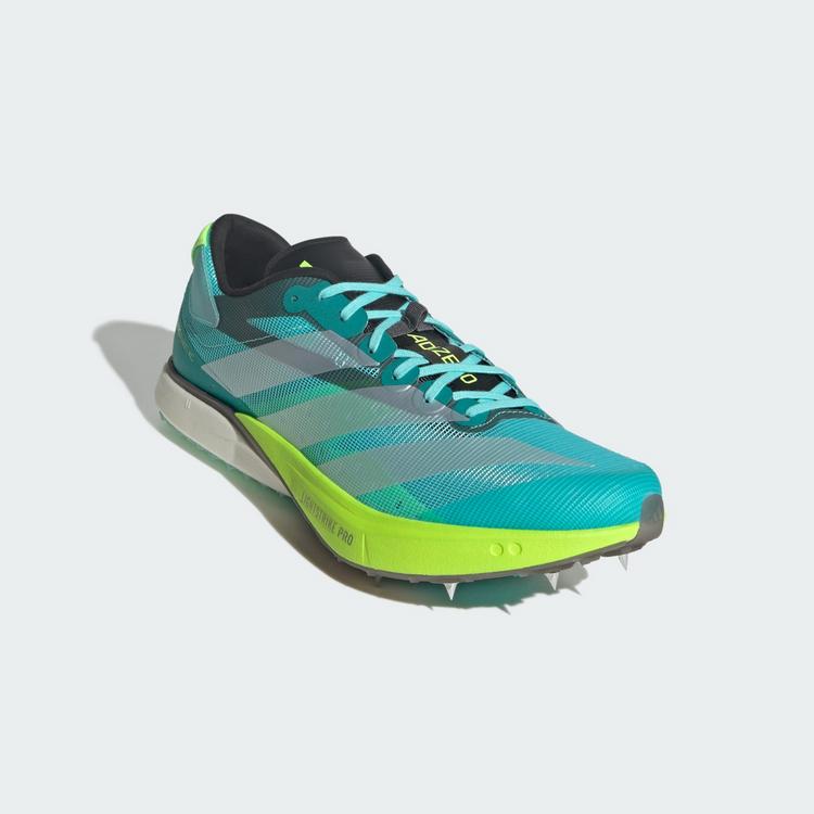 adidas adidas Adizero Avanti XC Schuh Laufschuhe - Flash Aqua / Zero Metalic / Lucid Lemon - 3 | SportScheck