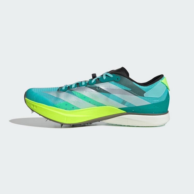 adidas adidas Adizero Avanti XC Schuh Laufschuhe - Flash Aqua / Zero Metalic / Lucid Lemon - 5 | SportScheck
