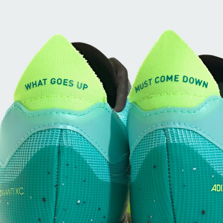 adidas adidas Adizero Avanti XC Schuh Laufschuhe - Flash Aqua / Zero Metalic / Lucid Lemon - 6 | SportScheck