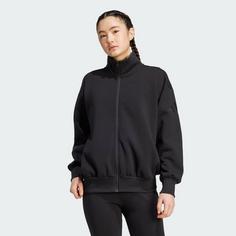 Rückansicht von adidas Soft Lux Locker Reißverschluss Trainingsanzug Damen Black