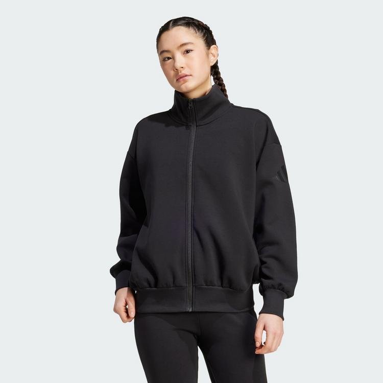 adidas adidas Soft Lux Locker Rei&szlig;verschluss Trainingsanzug Damen - Black - 0 | SportScheck