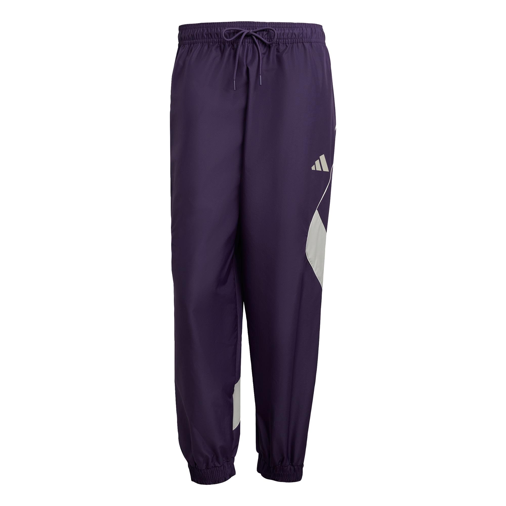 adidas Stadium Hose Trainingshose Herren - Aurora Plum / Metal Grey