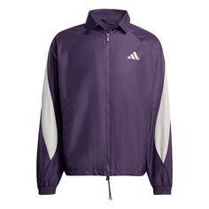 adidas Stadium Trainingsjacke Trainingsanzug Herren Aurora Plum / Metal Grey
