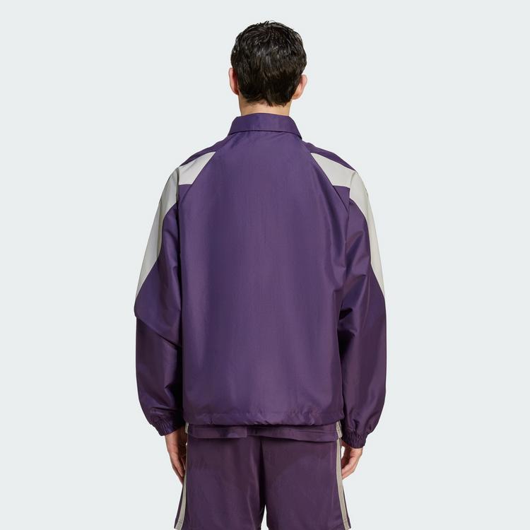 adidas adidas Stadium Trainingsjacke Trainingsanzug Herren - Aurora Plum / Metal Grey - 1 | SportScheck