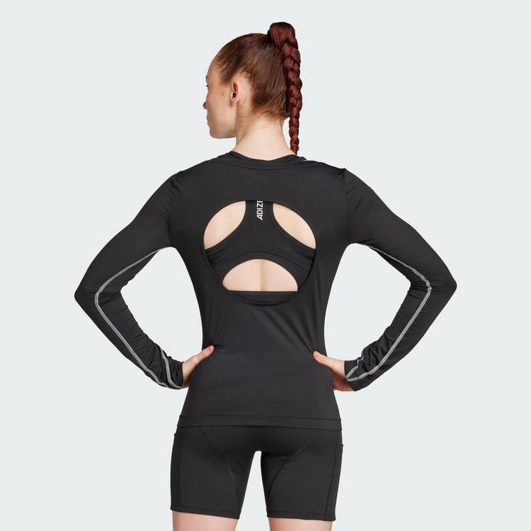 adidas adidas Adizero BTN Running Langarm-T-Shirt Langarmshirt Damen - Black - 1 | SportScheck
