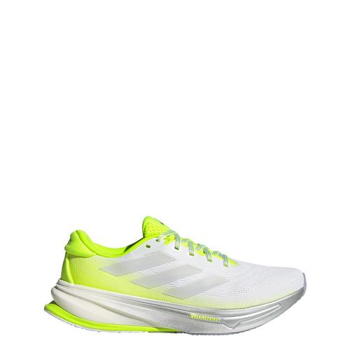 Rückansicht von adidas Supernova Rise 2 Laufschuh Laufschuhe Damen Cloud White / Dash Grey / Lucid Lemon
