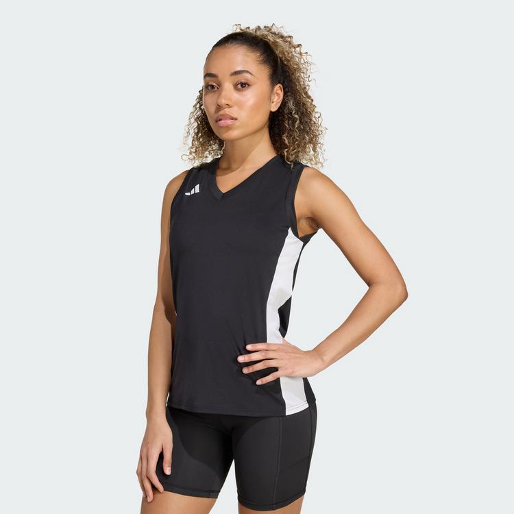 adidas adidas Quickset &auml;rmelloses Volleyballtrikot Funktionstank Damen - Black - 0 | SportScheck