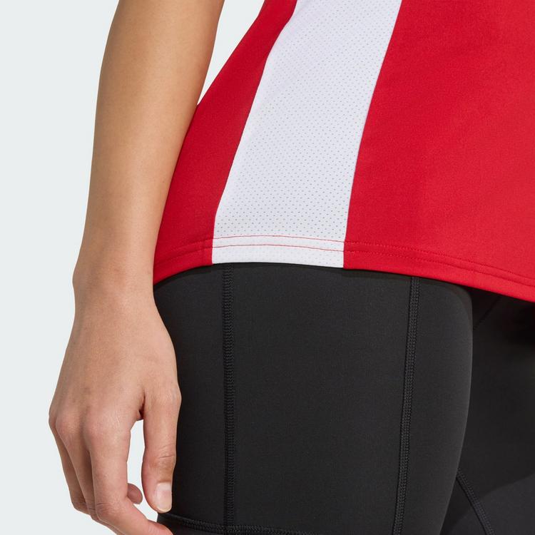 adidas adidas Quickset &auml;rmelloses Volleyballtrikot Funktionstank Damen - Team Power Red 2 - 0 | SportScheck