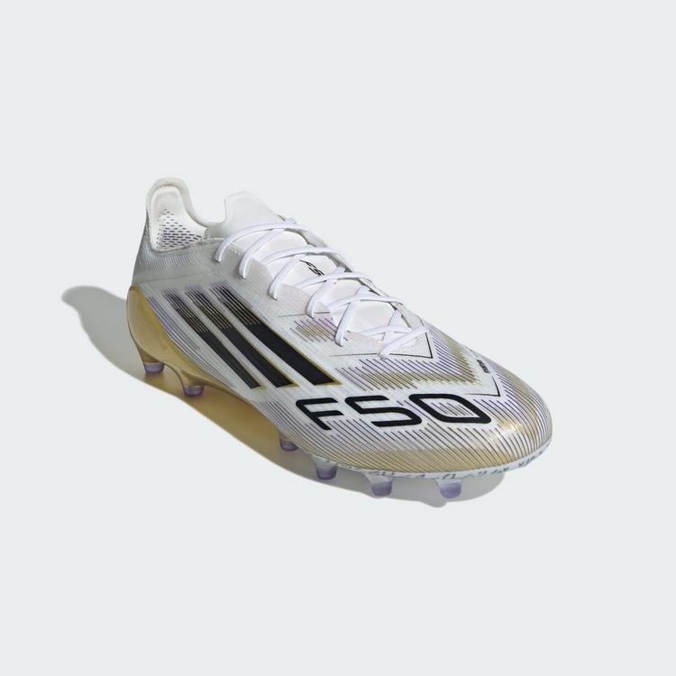 adidas adidas F50 Elite Fu&szlig;ballschuh, Kunstrasen Fu&szlig;ballschuhe - Cloud White / Core Black / Gold Metallic - 2 | SportScheck