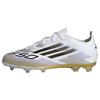 adidas F50 Elite Kids Fu&szlig;ballschuhe f&uuml;r feste Fu&szlig;ballschuhe Kinder - Cloud White / Core Black / Gold Metallic