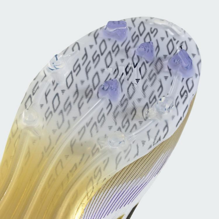 adidas adidas F50 Elite Kids FG Fu&szlig;ballschuh Fu&szlig;ballschuhe Kinder - Cloud White / Core Black / Gold Metallic - 5 | SportScheck