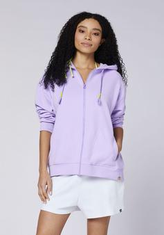 Rückansicht von Chiemsee Sweatjacke Sweatjacke Damen 15-3716 Purple Rose