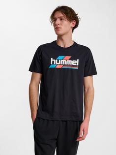 Rückansicht von hummel Funktionsshirt Herren BLACK/WHITE