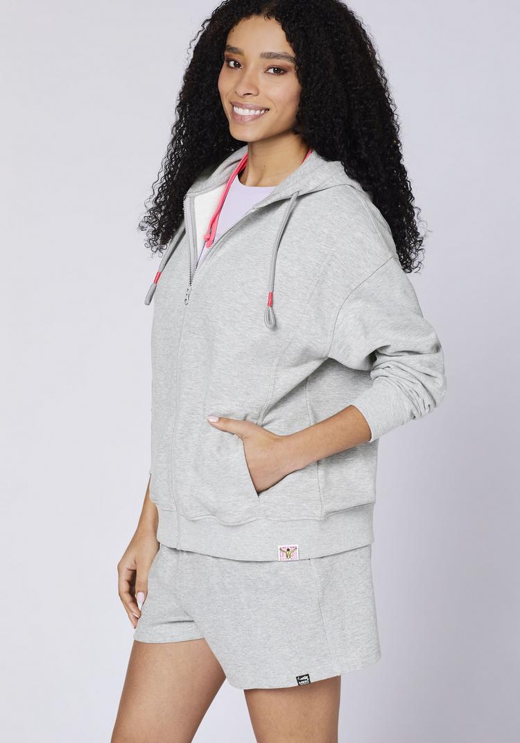 Chiemsee Chiemsee Sweatjacke Sweatjacke Damen - 17-4402M Neutral Gray Melange - 3 | SportScheck