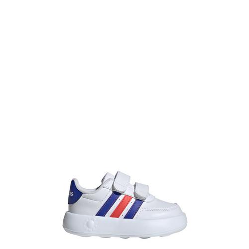 Rückansicht von adidas Breaknet 2.0 Kids Schuh Laufschuhe Kinder Cloud White / Lucid Blue / Bright Red