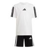 adidas Essentials Kids T-Shirt-Set Trainingsanzug Kinder - White / Black