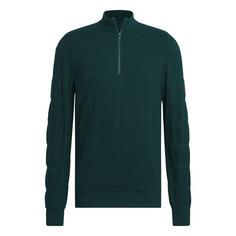 adidas Ultimate365 Tour Wind Knit Quarter-Zip. Funktionssweatshirt Herren Aurora Ivy