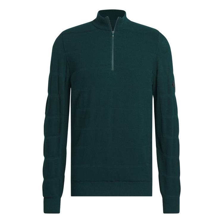 adidas adidas Ultimate365 Tour Wind Knit Quarter-Zip. Funktionssweatshirt Herren - Aurora Ivy - 0 | SportScheck