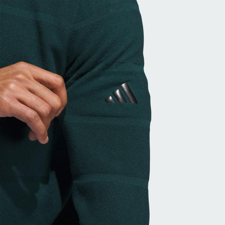 adidas adidas Ultimate365 Tour Wind Knit Quarter-Zip. Funktionssweatshirt Herren - Aurora Ivy - 0 | SportScheck